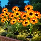Solar Sunflower Lights Outdoor Garden Decor, Flowers With 18 Sun... New. Price: $49.30.