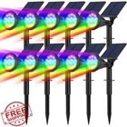 Fratink Multicolor Solar Spot Lights 10 Pk New. Price: $129.99.