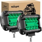 Nilight 4 Inch Led Pods Triple Row 2PCS 60W 9KINDS Flood Spot Combo Lights New. Price: $20.99.