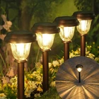 Deraysion 8 Pack Solar Lights Outdoor, Stainless Steel Glass Pathway Li... New. Price: $78.63.
