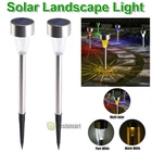 2 Outdoor Waterproof Solar Garden Light Stainless Steel Led Path Landscape New. Price: $8.99.