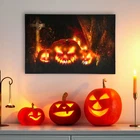 Northlight Jack-o-lanterns Cemetery Halloween Led Canvas Wall Art 23.5" X 15.5" New. Price: $23.93.