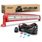 Nilight Led Bar 33INCH Triple Row Spot Flood Combo Lights Red Shell Wit... New. Price: $134.25.
