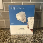 Ring Smart Lighting Battery-powered 400-LUMEN Led Spotlight, White New. Price: $34.89.