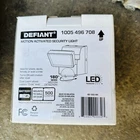 Defiant 180-DEGREE White Single Battery Motion Sensor Outdoor Led Flood Light New. Price: $20.00.