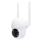 Starfish Wifi Smart Outdoor Pan And Tilt Plug-in Security Camera W/ Light, White New. Price: $124.99.