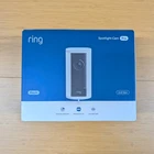 Ring Spotlight Pro Wired Plug-in (2ND Gen) White 4K Smart Security Camera New. Price: $139.00.