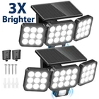 Letmy Solar Outdoor Flood Light, Brighter Motion Sensor Lights, 3 New. Price: $23.50.