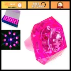 24 Pack Pink Led Light Up Diamond Rings - Bling Glow Flashing Plastic Kids Toys New. Price: $59.99.