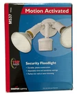 Cooper Lighting MS37 White Motion Activated Security Floodlight 110 Open. Price: $18.90.