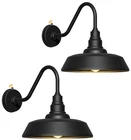 15 Inch Large Outdoor Gooseneck Barn Light, Dusk To Dawn Lights 2-PACK, ... New. Price: $209.20.