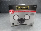 Defiant 180 Black Motion Sensing Security Light Wired 2-HEAD Led Flood Open. Price: $25.99.