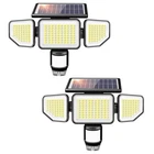 Onforu Solar Lights Outdoor 3 Heads Security Remote IP65 New. Price: $50.79.