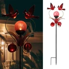 Vcuteka Cardinal Solar Lights Outdoor Metal Garden Stake Waterproof Crackle G... New. Price: $47.66.