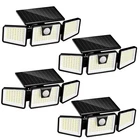 Incx Solar Motion Sensor Lights Outdoor, 3 Heads Security 4 Pcs, Black New. Price: $91.13.