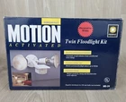 Regent Motion Activated Outdoor Twin Floodlight Kit Decorative White MS24 New. Price: $29.99.
