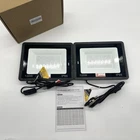 Isuerfy 120W Led Black Flood Lights IP66 Outdoor Uv Lamp 2-PACK Open. Price: $63.00.