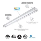 Metalux 4 Ft. 2-LIGHT Linear White Integrated Led Ceiling Strip New. Price: $32.22.