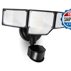 Lutec 80W 9000LM Led Security Hardwire Motion Sensor Outdoor Lights 4 New. Price: $58.93.