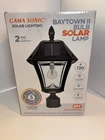 Gama Sonic Baytown Ii Black Outdoor Solar Led Landscape Post Light (105B033) New. Price: $70.00.