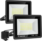 Pack 120W Plug In Led Outdoor, 12000LM Super Bright Wit New. Price: $69.25.