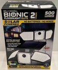 Bell+howell Bionic Two-pk Flood Light All Weather 500 Lumen No Wire Or Batteries New. Price: $35.00.
