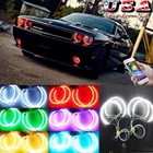 4PCS Muti-color Led Headlight Halo Ring Angel Eye For 2015-2024 Dodge Challenger New. Price: $63.99.