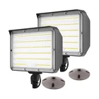 2PACK Dusk To Dawn Outdoor 100W Led Flood Light With Knuckle (plate Included)... New. Price: $118.82.