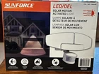 Sunforce Led Solar Powered Motion Activated Security Light 1500 Lumens W/ Panel New. Price: $27.99.
