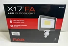 Rab X17FA Led Flood Light White Color Adjustable Selectable Photocell Nib New. Price: $51.00.