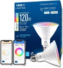 Connected Max Smart Led Bulb PAR38 Outdoor Flood Tunable White + Color Changing, New. Price: $31.95.