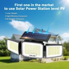 Solar Security Outdoor Super Bright 3 Head Led Motion Sensor Floodlight New. Price: $21.98.