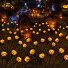 Halloween Decorations Outdoor Pack Solar Lights, 24 Led Scary Pumpkin Swaying New. Price: $38.81.