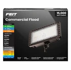 Feit Electric Commercial Flood Led Hardwired 15,000LM Dusk-to-dawn Motion Bronze New. Price: $149.99.