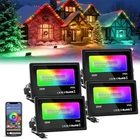Monococo Led Flood Light Outdoor, Bluetooth Rgbcw With App New. Price: $59.99.