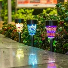 6-PACK Mosaic Stainless Steel Solar Lights New. Price: $38.99.