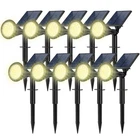 Fratink Solar Spot Lights Outdoor, 10 Pack For Yard, 4 L... New. Price: $121.39.