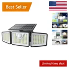 All-weather 2500LM Solar Security Lights 3-HEAD Outdoor Motion Sensor Lighting New. Price: $38.15.