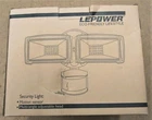 Lepower Mod. #XOO1K9SRK1 3000LM Led Security Light: Outdoor Yard Floodlight Open. Price: $14.00.