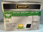 Defiant 180 Detection Outdoor Solar Motion Activated 2 Head Led Flood Light New. Price: $74.97.