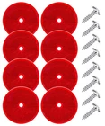 8PACK Round Safety Reflectors+screw, Mailbox Reflectors, 3 Inch Red Reflector... New. Price: $35.92.