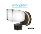 Enbrighten 210-DEGREE Hardwired Led Bronze Motion-activated Flood Light New. Price: $95.99.