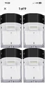 Pack Hykolity Update 30W Led Wall Light With Photocell, 3450LM 5000K Open. Price: $49.99.
