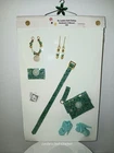 6 Pc Bling Light To Medium Teal Green Accessory Pack Fits 11.5" Dolls New. Price: $17.00.