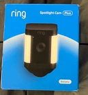 Ring Spotlight Plus Battery Black Wireless Wi-fi 1080P Motion Camera New. Price: $75.50.