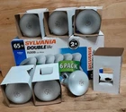6CT: Sylvania 65WATT 120V Indoor Large Flood Light Bulbs BR30 Save Energy 485LUM New. Price: $148.88.