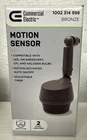 Commercial Electric 270 Motion Sensor Flood Light Bronze Wired Open Box, Unused. Price: $13.99.