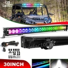 32INCH Rgb Led Light Bar Offroad Spot Flood Combo Beam Fit Can-am Maverick X3 30 New. Price: $148.42.