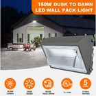 Led Wall Pack 150W Commercial Dusk To Dawn Outdoor Flood Security Lighting New. Price: $84.10.