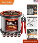 Stainless Steel Cable For Railing - 500FT 1/8" T316 Wire Rope Deck ... New. Price: $162.87.